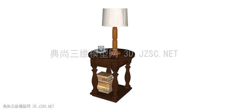 1180中国 harborhouse  床头柜 小桌子  木桌  台灯 角桌 边几