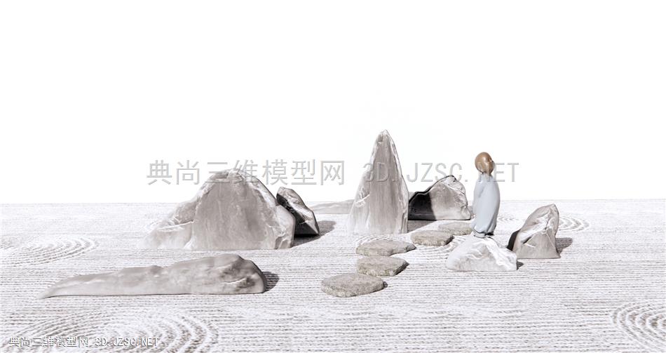 新中式石头 假山 原创