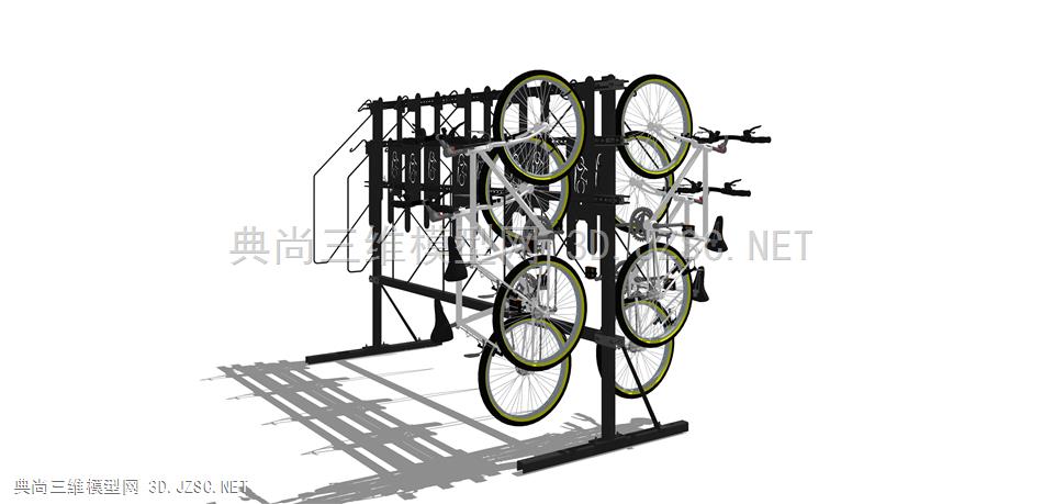 025_自行车架  自行车棚 单车棚 停车棚 自行车 单车 立式 挂式停车