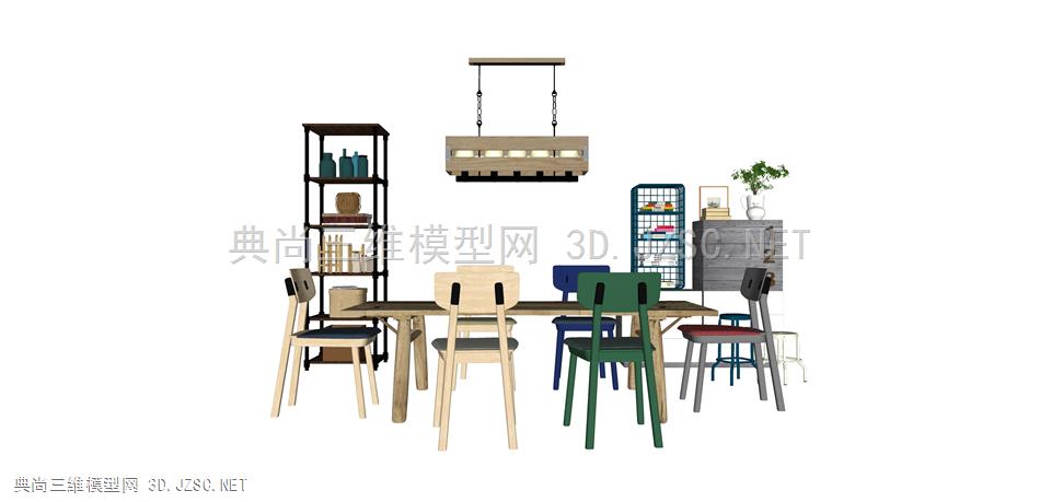沙发组合 (2 家具 ，椅子，休闲椅，沙发，餐桌椅，餐桌椅组合，会议桌，吊灯
