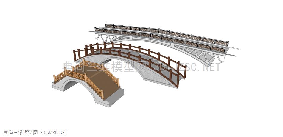 中式桥  (4  木桥架 景观桥 风雨桥 石桥 古代城桥