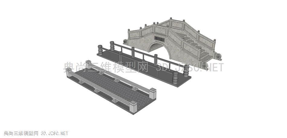 中式桥  (61  木桥架 景观桥 风雨桥 石桥 古代城桥