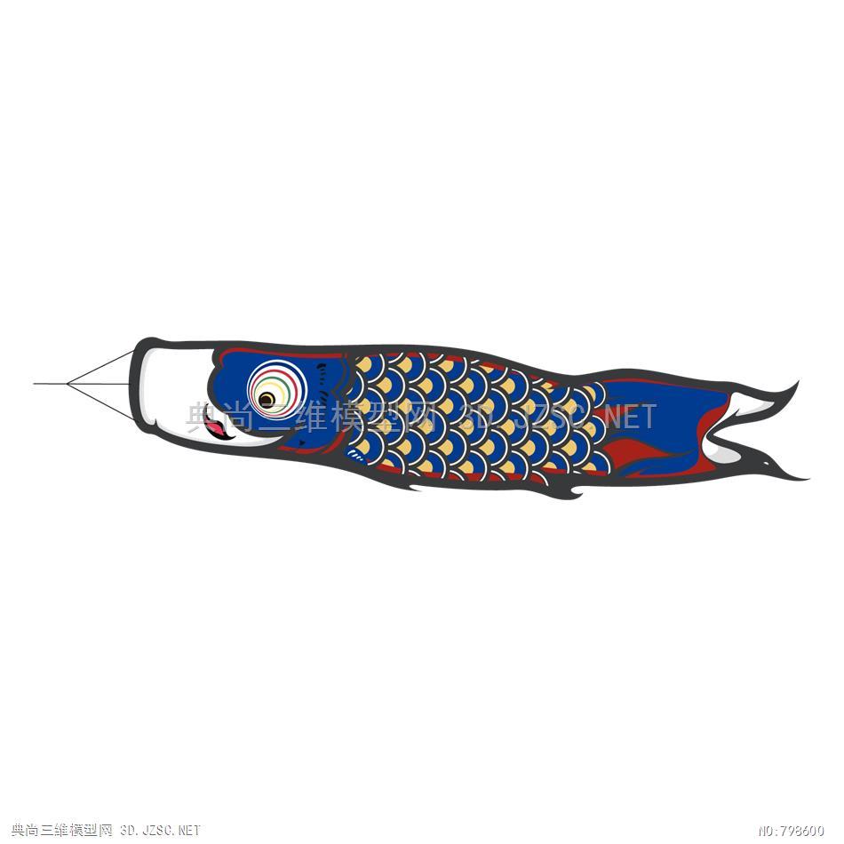 日式蓝色灯笼鱼
