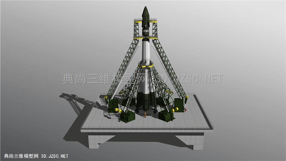 现代火箭发射台