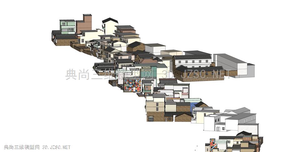 HD出品-岳阳旧城街景立面改造（如需赠送CAD等源文件可联系作者）