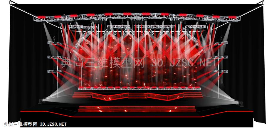 舞台 (61  露天舞台 音乐节 演唱会 乐队 桁架灯光舞台 桁架舞台 灯光舞台