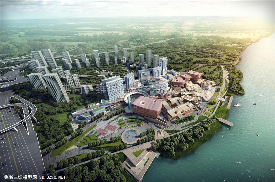 重庆巴南区巴滨路 商业项目概念设计 天华
