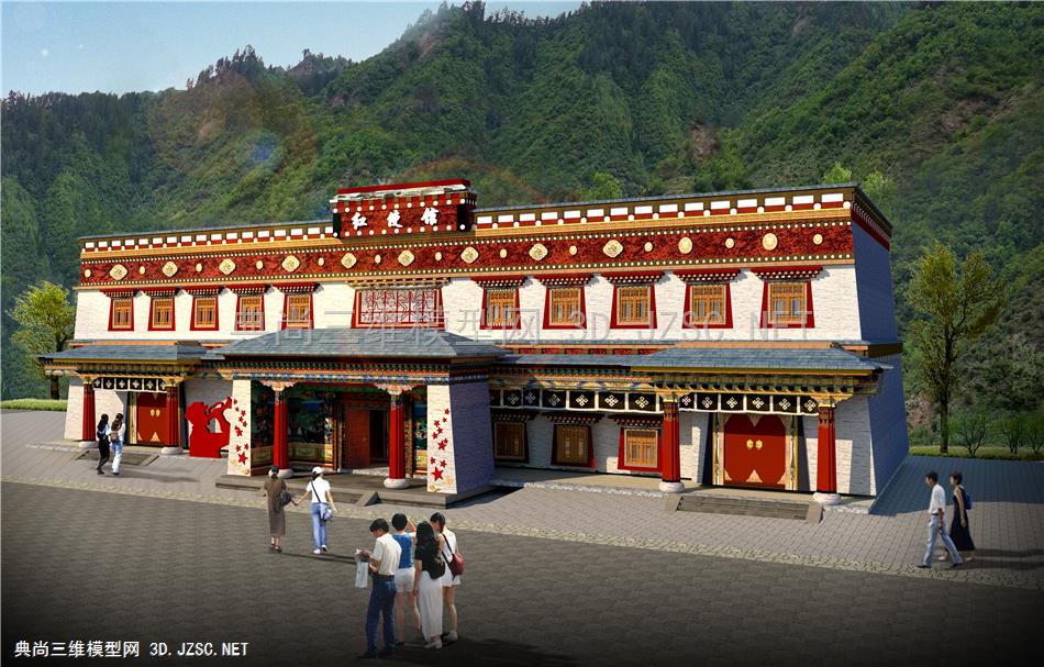 藏式历史展览馆  民俗博物馆  藏式建筑