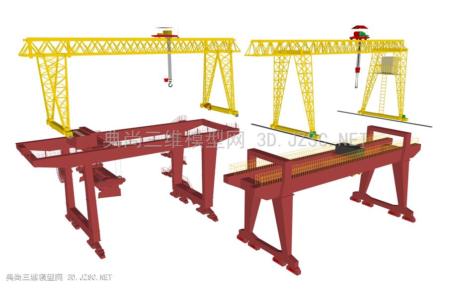 现代龙门吊 行车 工业设备 起重机 吊机 吊车 吊塔2