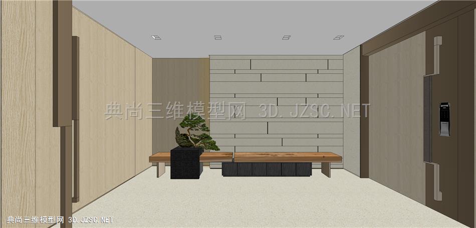 原创恒威湾头B户型模型