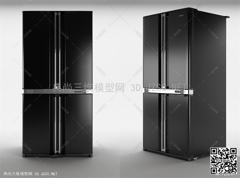 冰箱 柜子 门家电22