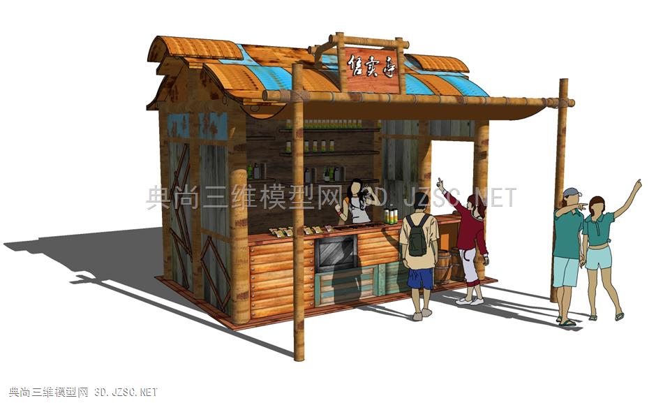 商业街售卖亭小吃车 (146)
