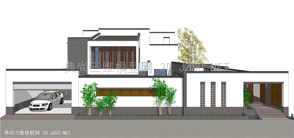徽派新中式风格建筑 (31  中式徽派建筑 文化活动中心 私人会所 度假酒店 度假村 私人别墅