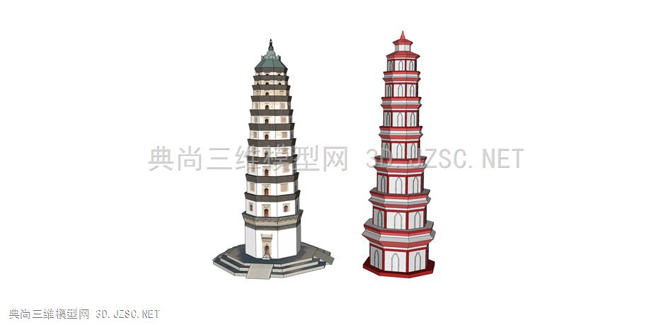 005_塔 古塔 古建筑 寺庙 祭坛 多层古塔 雷峰塔