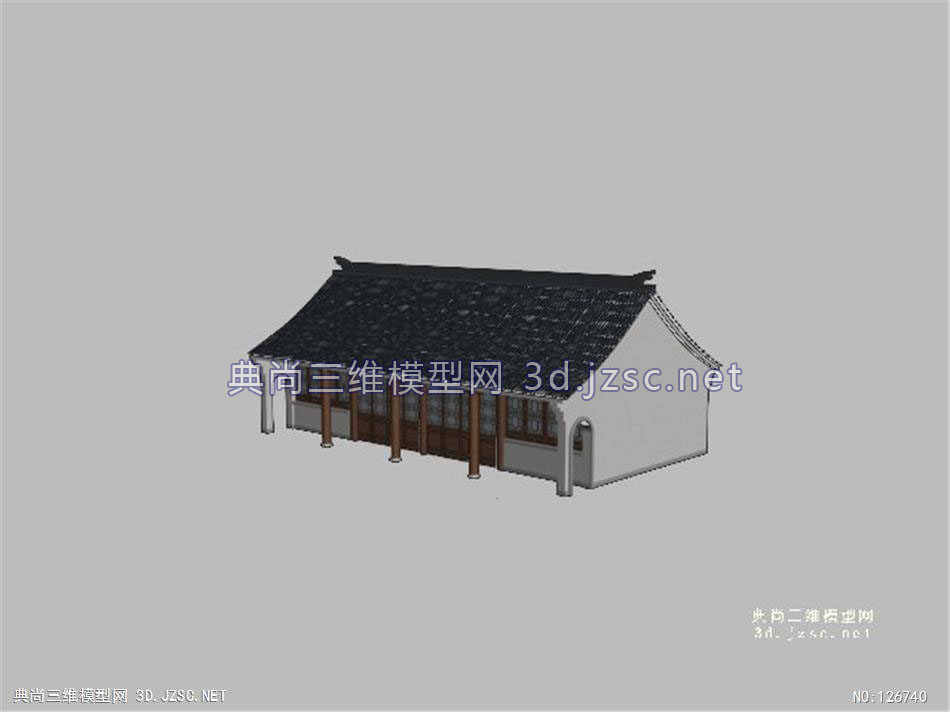 房6-民居古建-max模型3dmax模型 古建民居免费下载3dmax模型