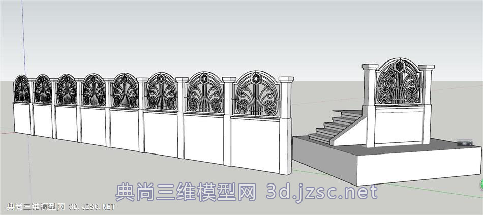 欧式围墙。围栏