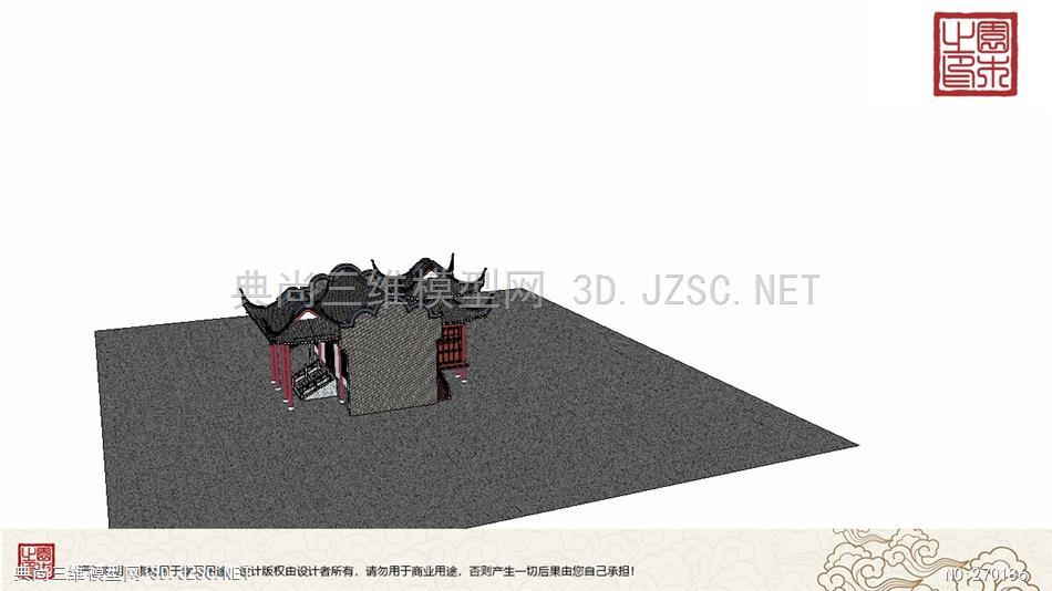 古建丨戏楼建模
