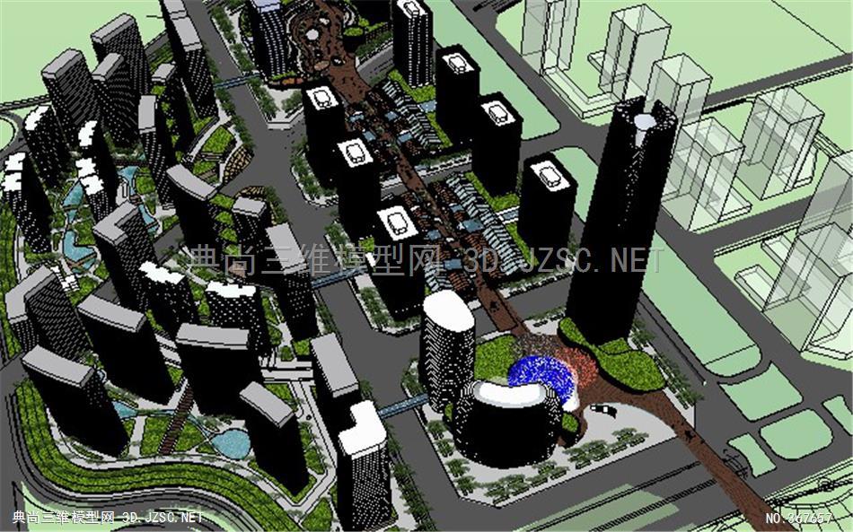 商业建筑群091