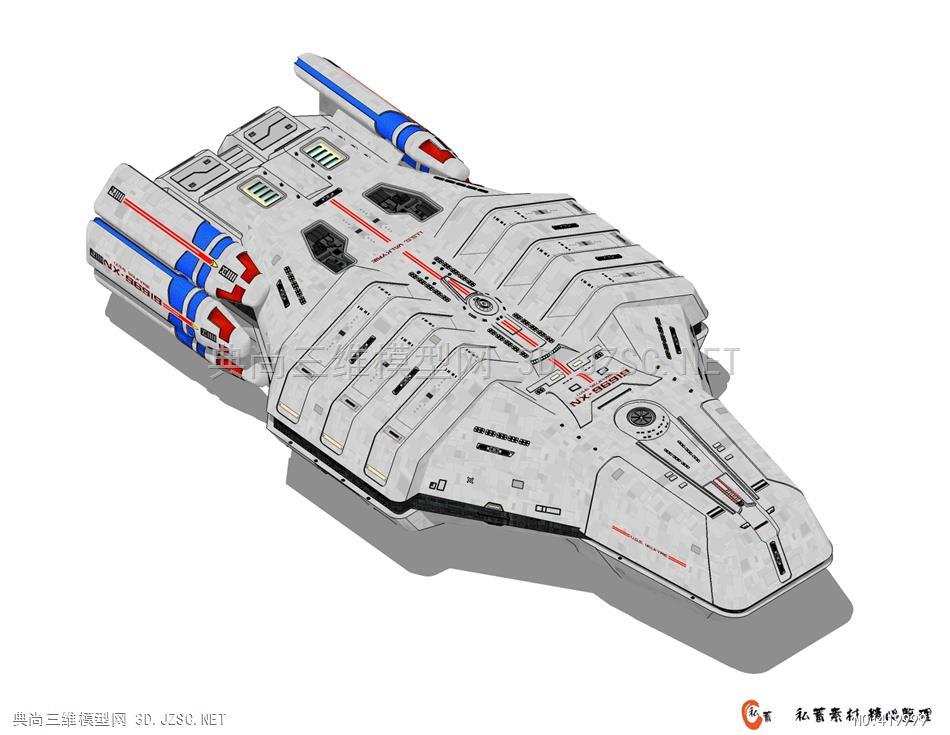 宇宙飛船科幻戰艦114su模型