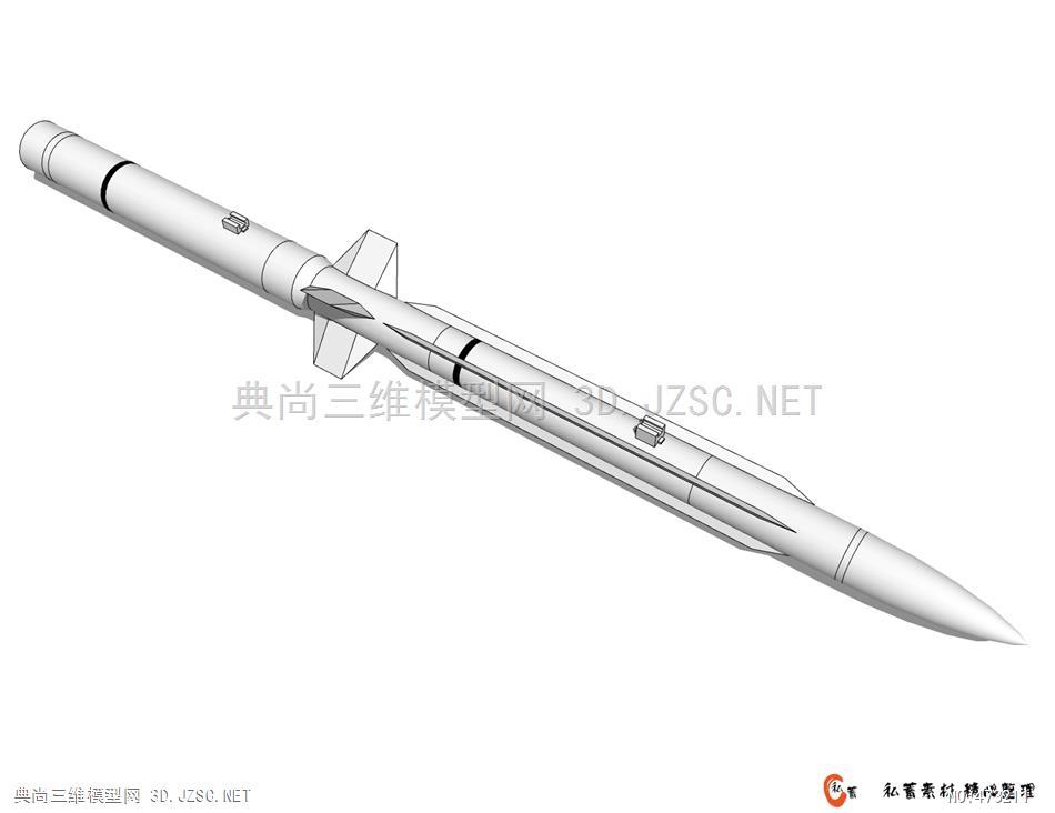 SU导弹 (22)SU模型 军事兵器SU模型