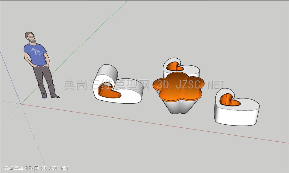 商业景观、景观坐凳、艺术、小品