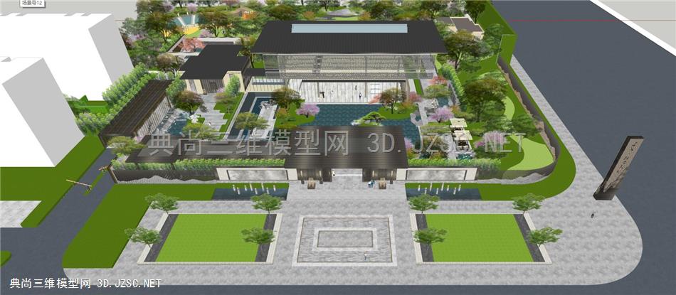 精品售楼部模型上海建发央玺中式示范区
