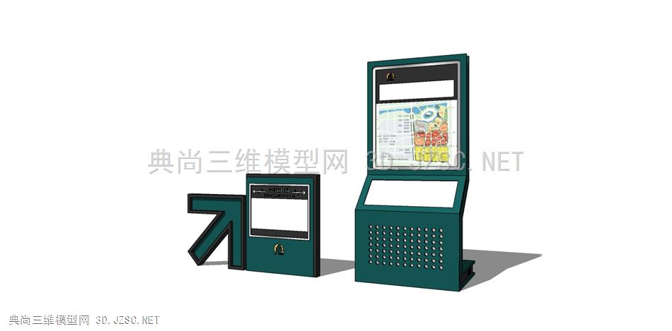 现代商业街标识牌42