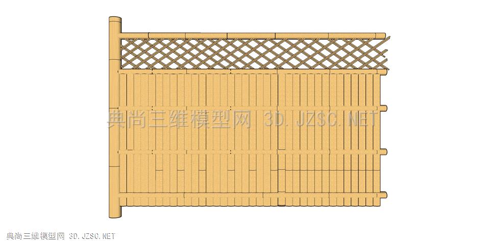 现代风格民宿风围墙栅栏 (37)