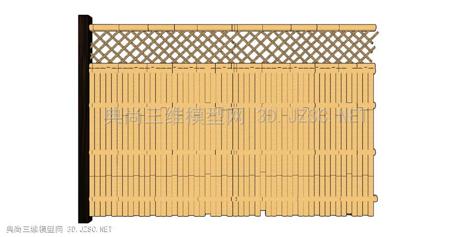 现代风格民宿风围墙栅栏 (30)