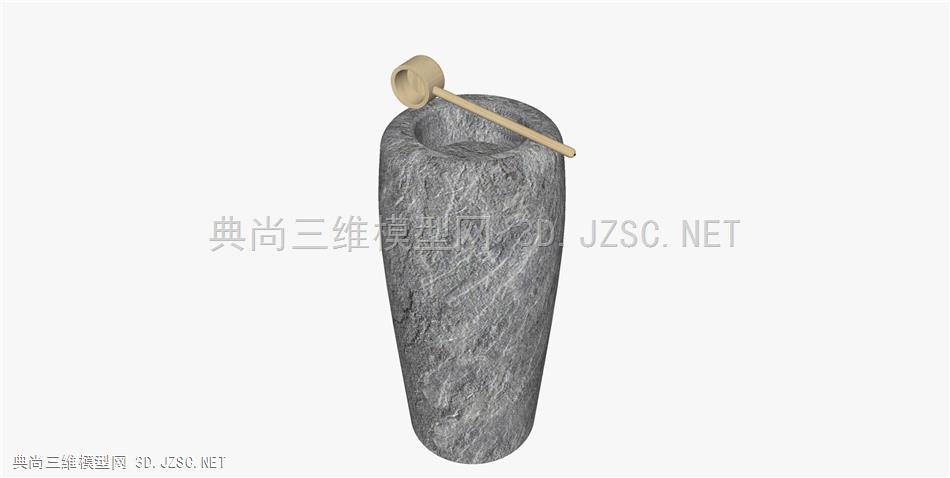 现代风格立柱洗手盆 (4)