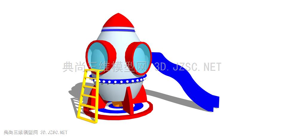 科幻儿童设备 (11) 儿童游乐场设施 户外设施 公园活动器材 飞船 滑梯 飞机模型 