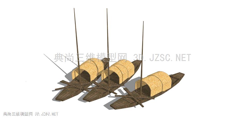 民俗农具景观小品48 船 木船 船舶 小船艇
