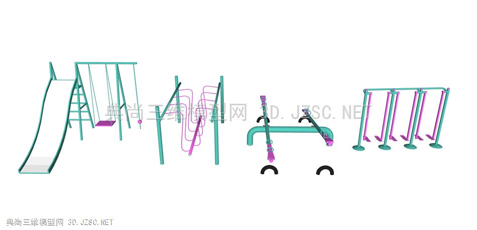 运动健身器材6 儿童活动场地   游乐器械 无动力设施  户外设施 公园活动器材 跷跷板 滑梯
