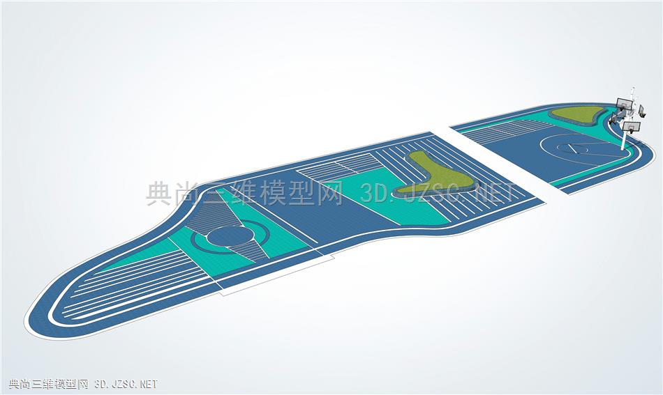 休闲健身区空间