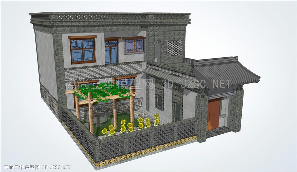 中西部民居小院