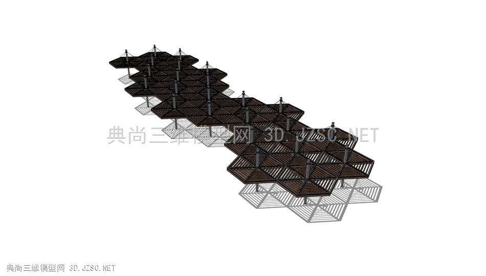 现代精品廊架座椅 (37)
