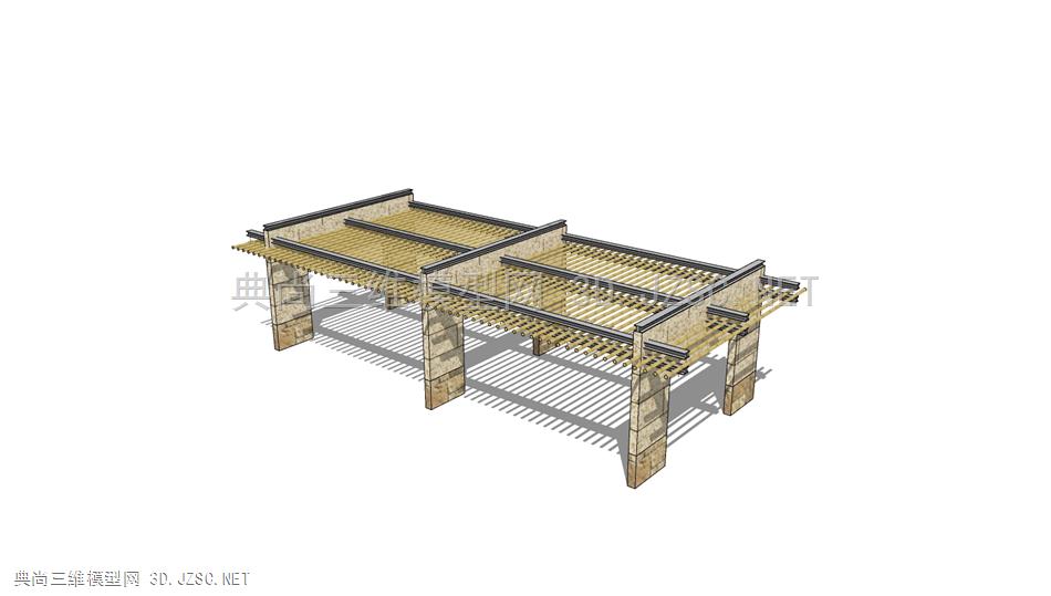 现代精品廊架座椅 (50)