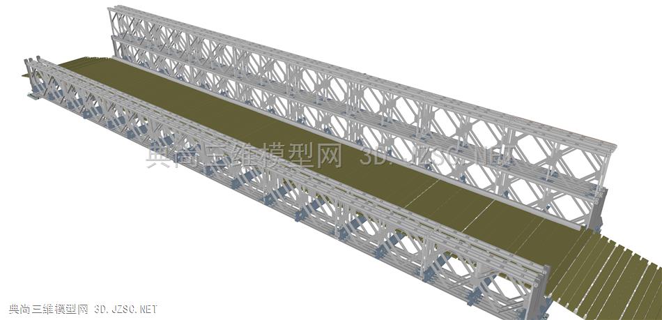 贝雷片贝雷桥 桥 机械桥 桥梁