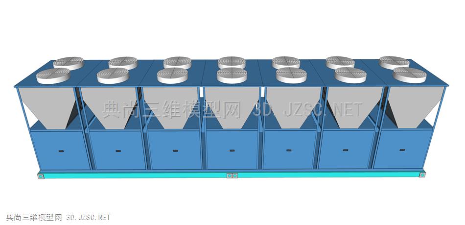 冷水机组 47  冷水机 生产设备 工业设备 工业设施 工具 器材  吹风机