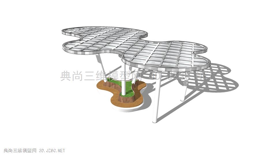 现代精品廊架座椅 (102)