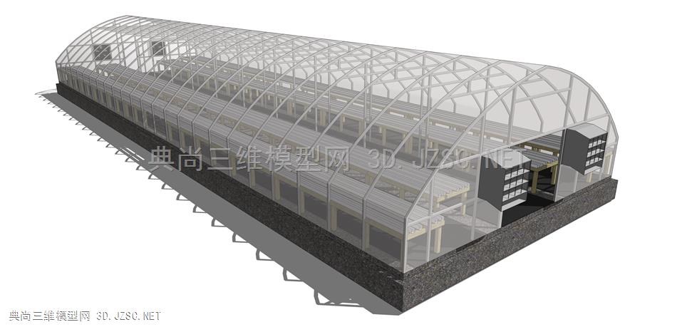 温室 (39) 玻璃棚 阳光房 种植棚 菜园 种植园 蔬菜棚 玻璃房 钢结构玻璃房 建筑 花园房