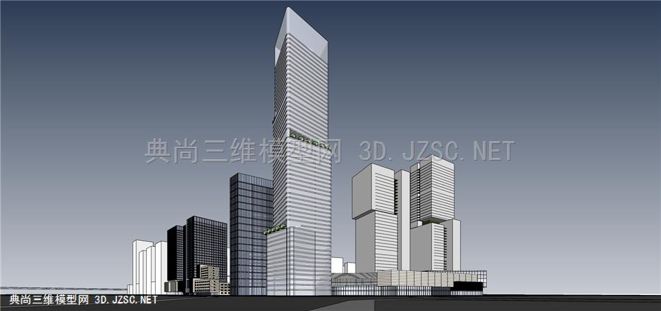 城市CBD 商业综合体 超高层塔楼