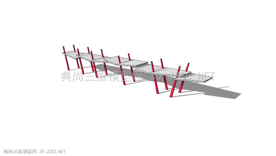 现代精品廊架座椅 (111)