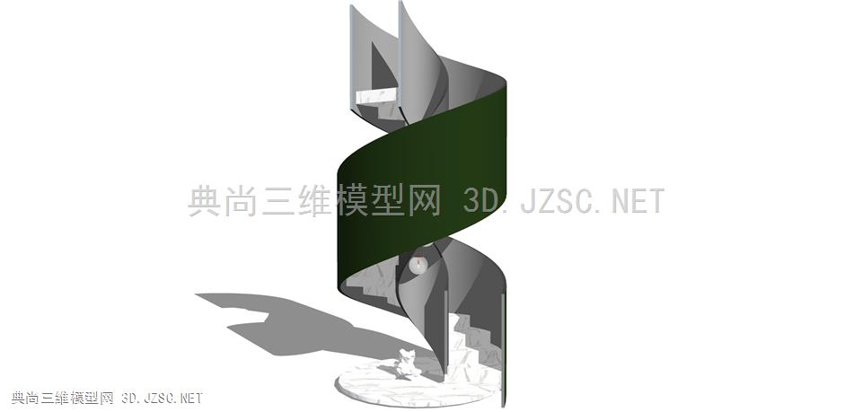 旋转楼梯 (12)  转角楼梯 钢结构楼梯 楼梯 宴会厅 酒店楼梯 轻奢风格楼梯