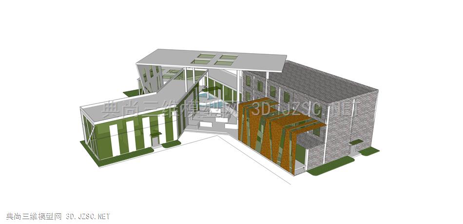 文化艺术中心—17)  建筑 图书馆 公建 科技馆 体育馆 现代风格建筑 规划 城市规划建筑