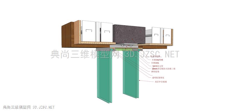 墙面 32-2  室内装修节点 施工结构