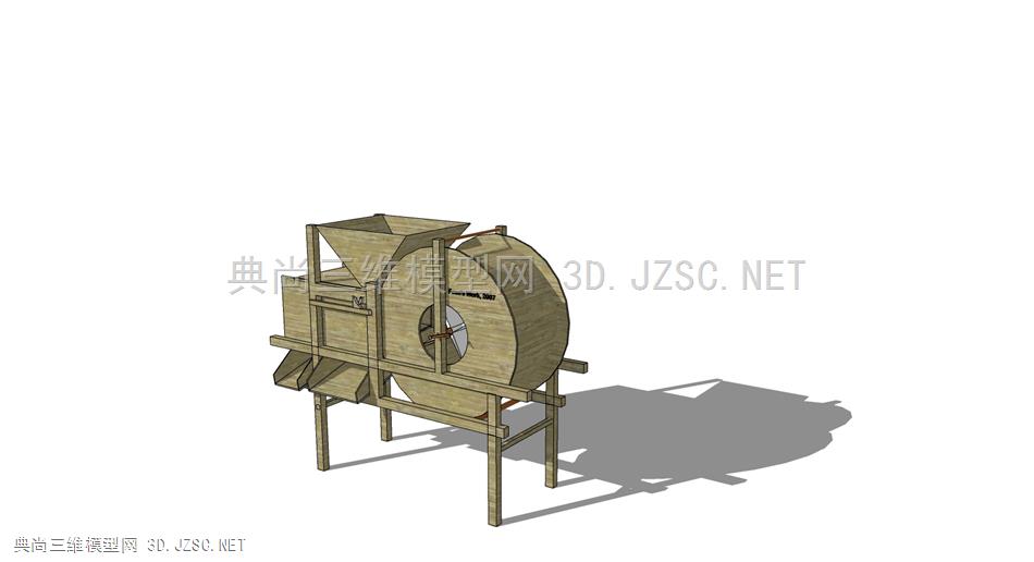 美丽乡村农具SU模型(15)