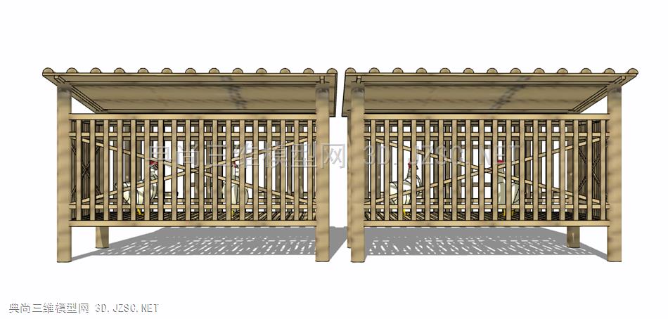 乡村素材、鸡舍-08