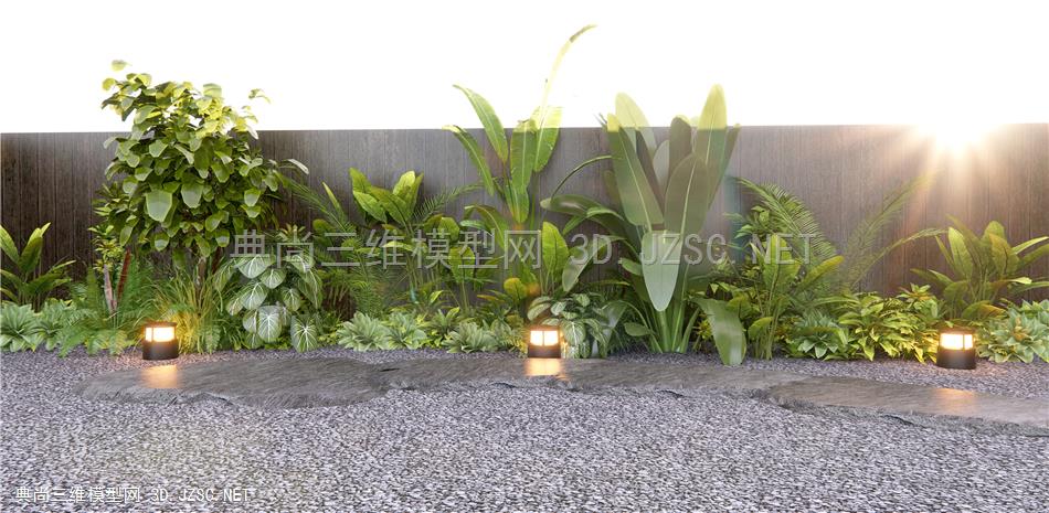 现代植物堆景观 植物组合 花境 灌木 花草1